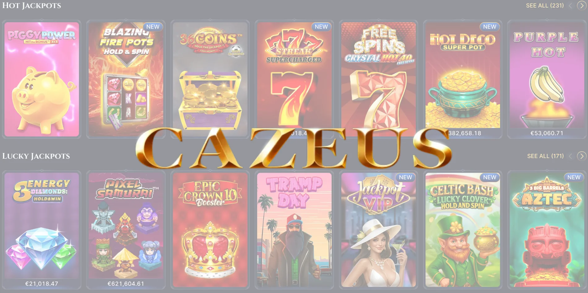 cazeus jackpot